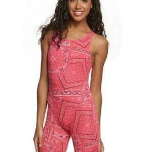 Jaked Women's Bandanas Open Back Unitard Swimwear
